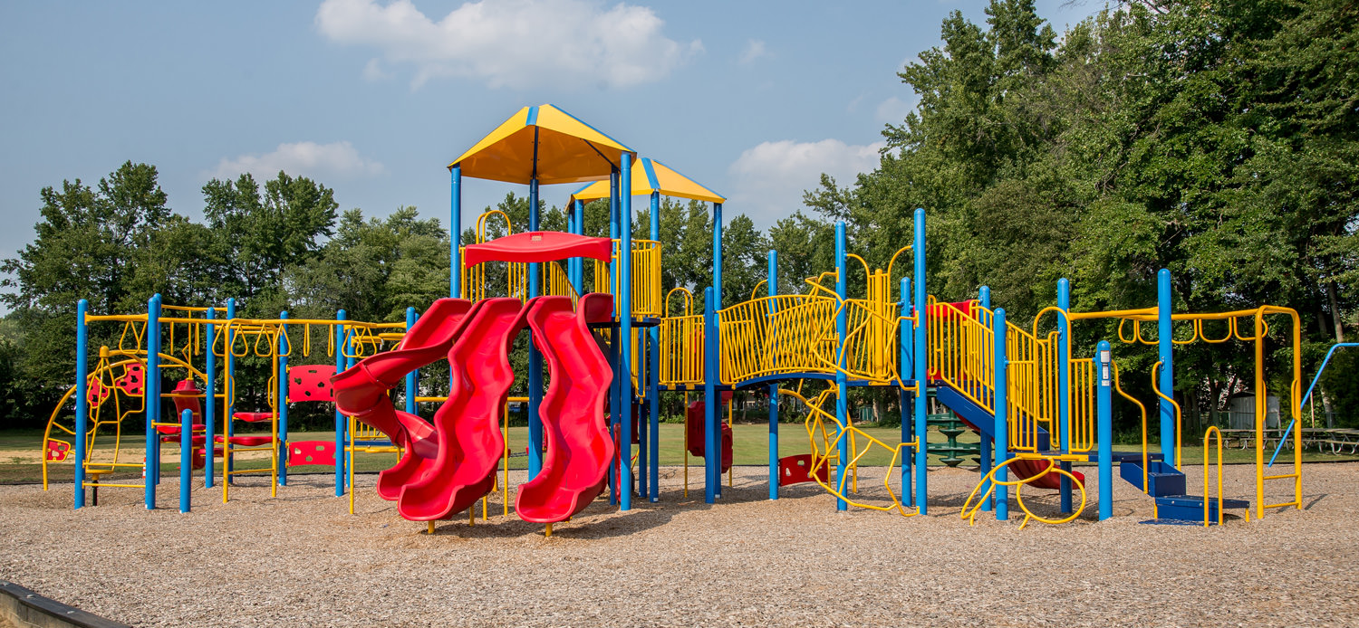 School playground equipment in Westampton, New Jersey