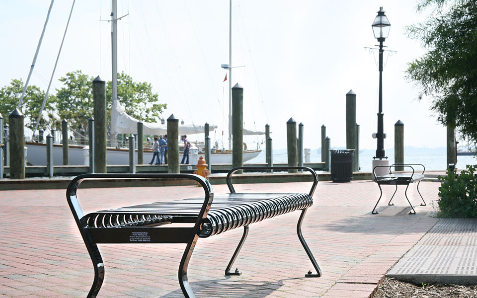 Outdoor Park Bench